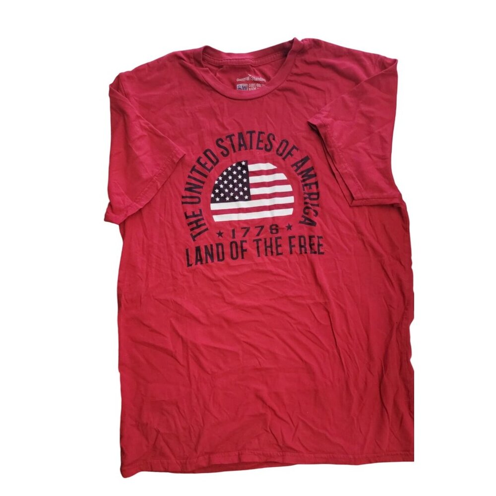 The United States Of America 1776 Red T-Shirt - Picture 1 of 2